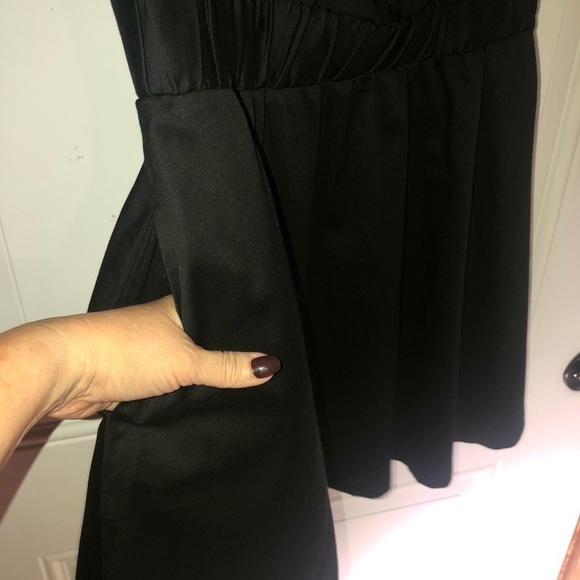 J. Crew sleeveless black mini dress with pockets size 10 - Picture 6 of 7